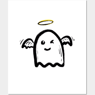 Angel ghost Posters and Art